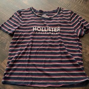 stripped Hollister shirt